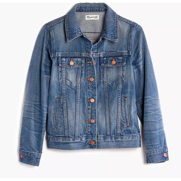 Madewell Jackets & Blazers - NWT Madewell The Jean Jacket Classic Wash Size M